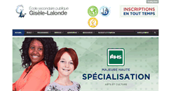 Desktop Screenshot of gisele-lalonde.cepeo.on.ca
