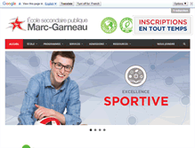 Tablet Screenshot of marc-garneau.cepeo.on.ca