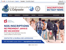 Tablet Screenshot of odyssee.cepeo.on.ca
